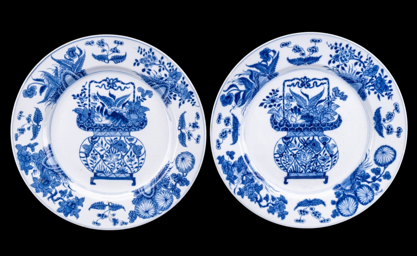 Chinese Blue and White Porcelain Plates (1 of 5)