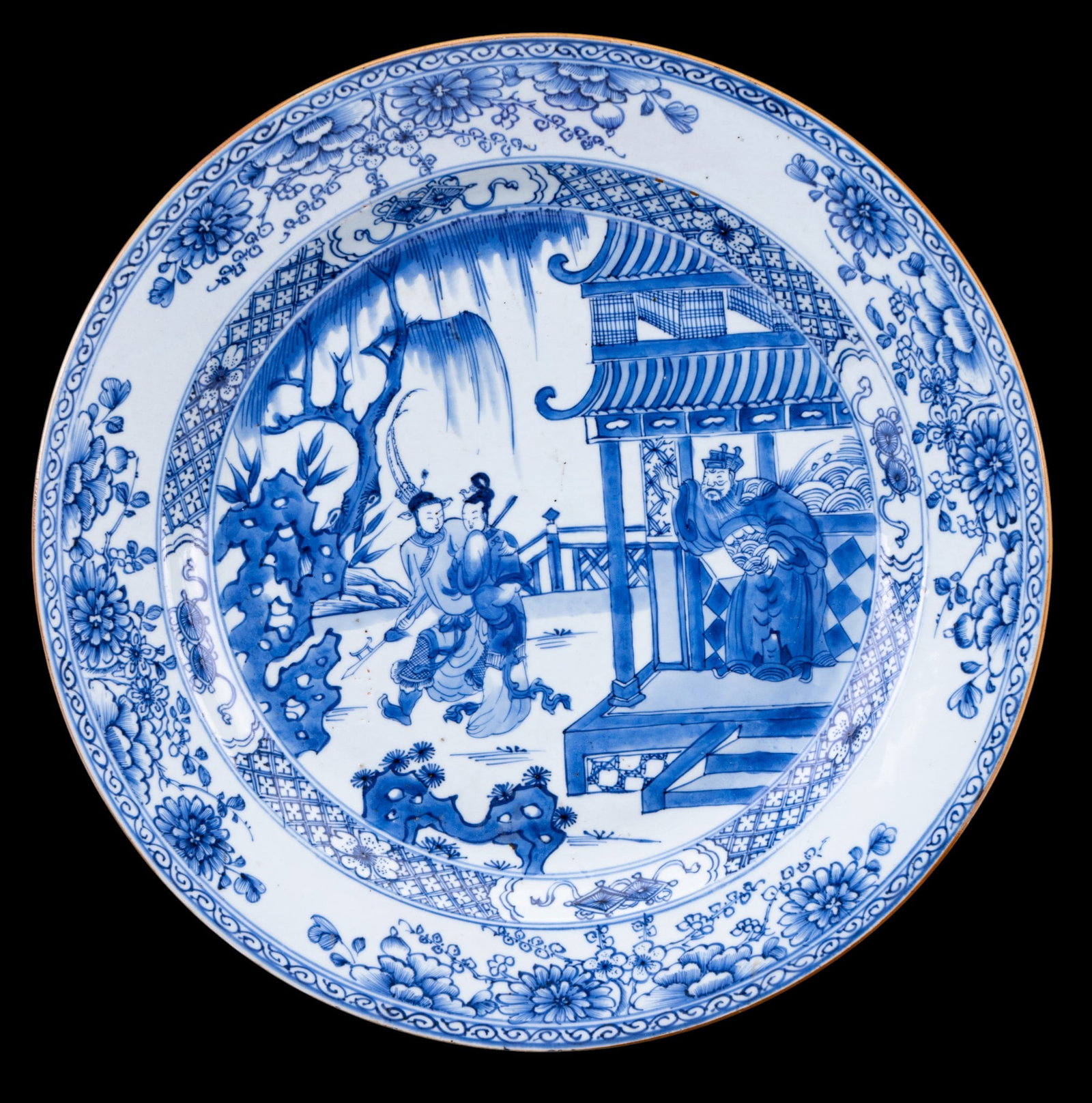 Chinese Blue and White Porcelain Charger Plate (1 of 7)
