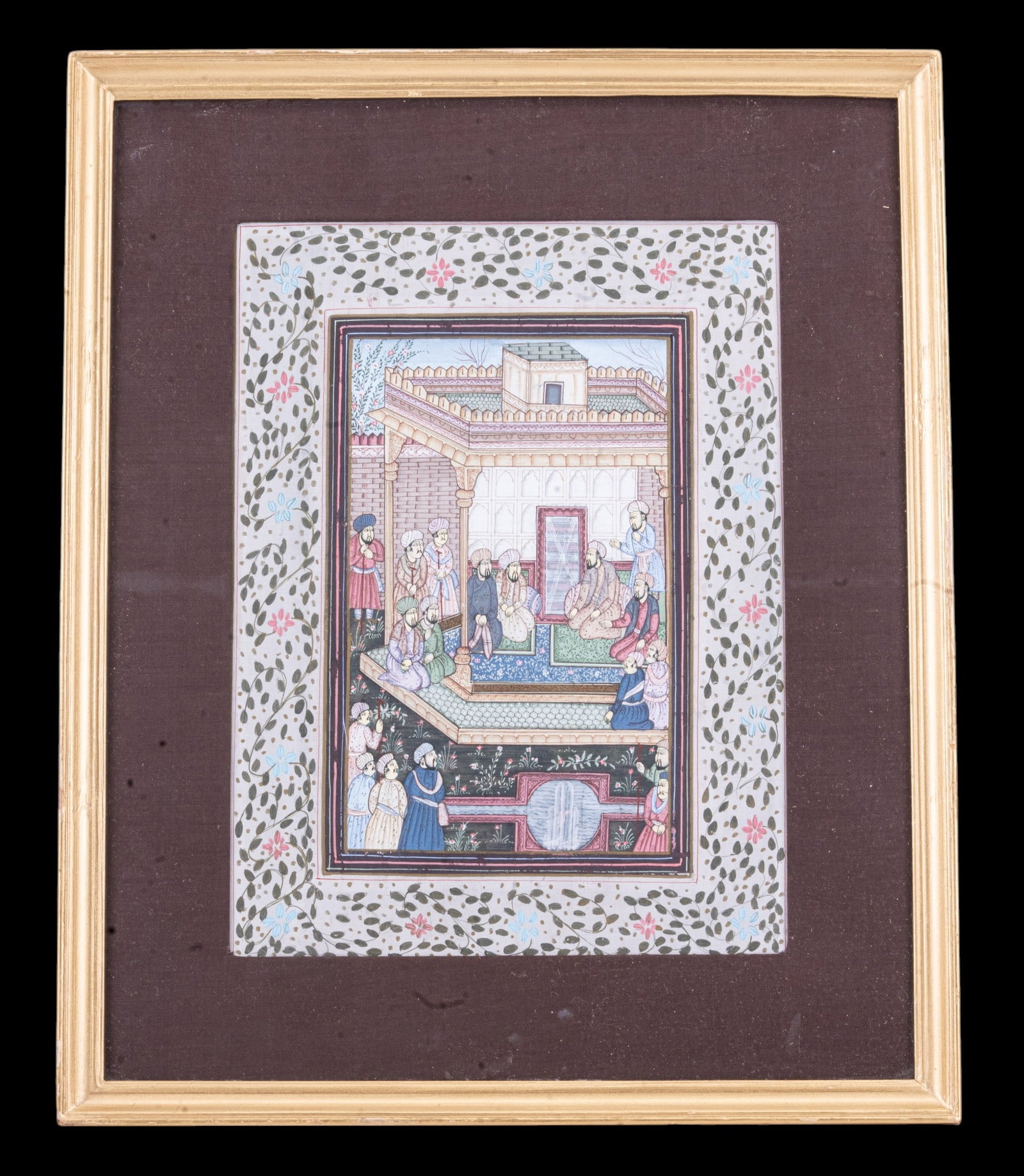 Indo-Persian Court Scene Painting (1 of 7)