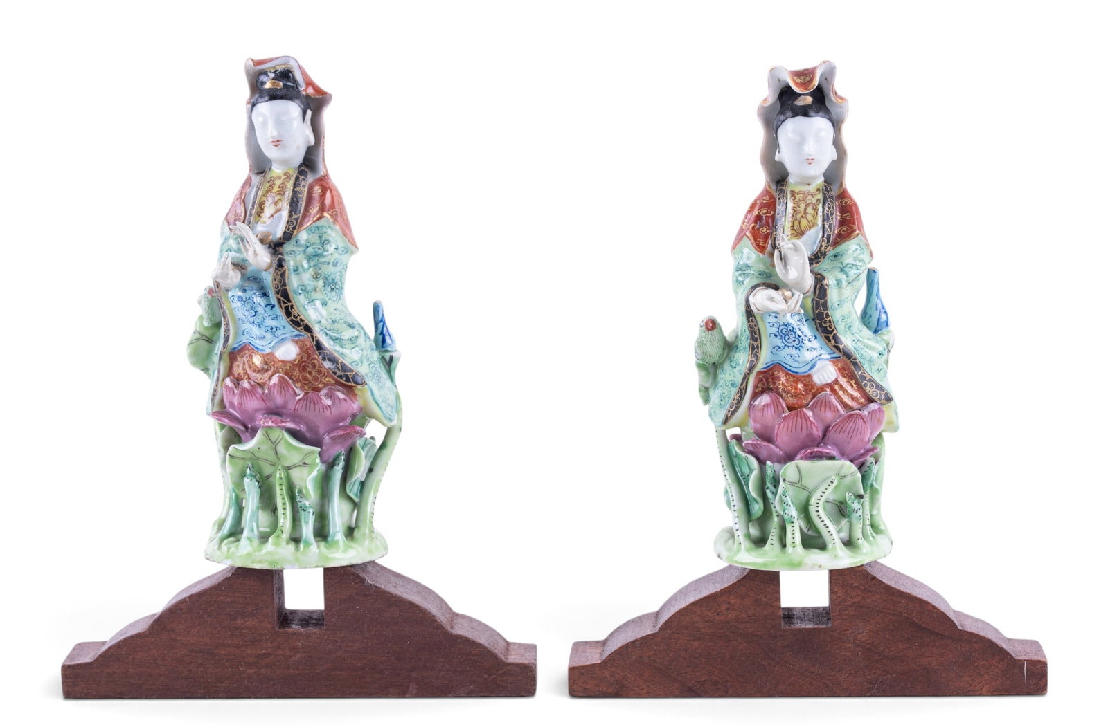 19th C Chinese Porcelain Figurines (1 of 10)