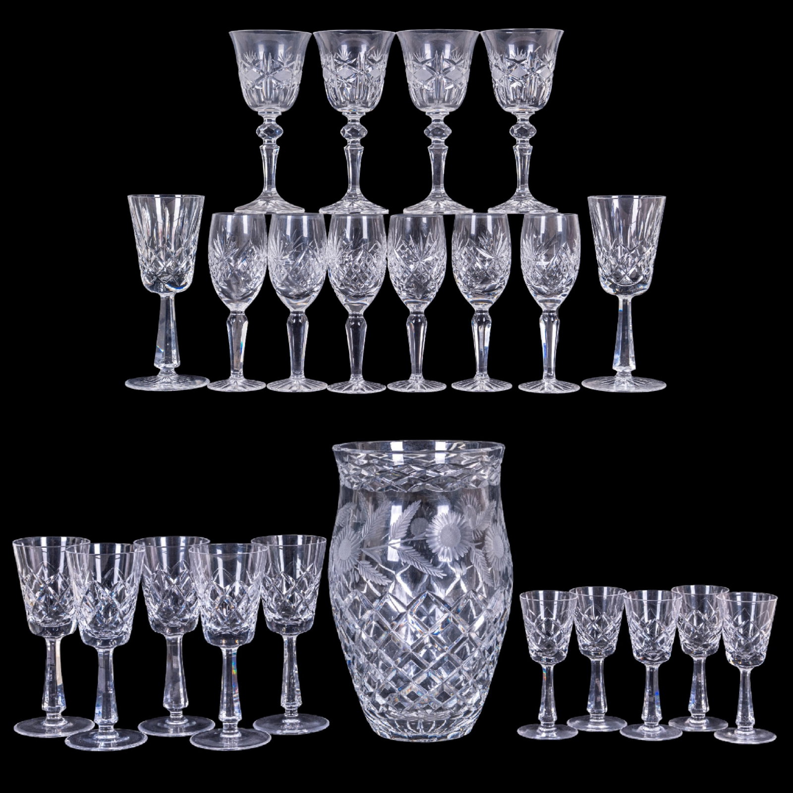 Crystal Glasswear and Vase (1 of 15)