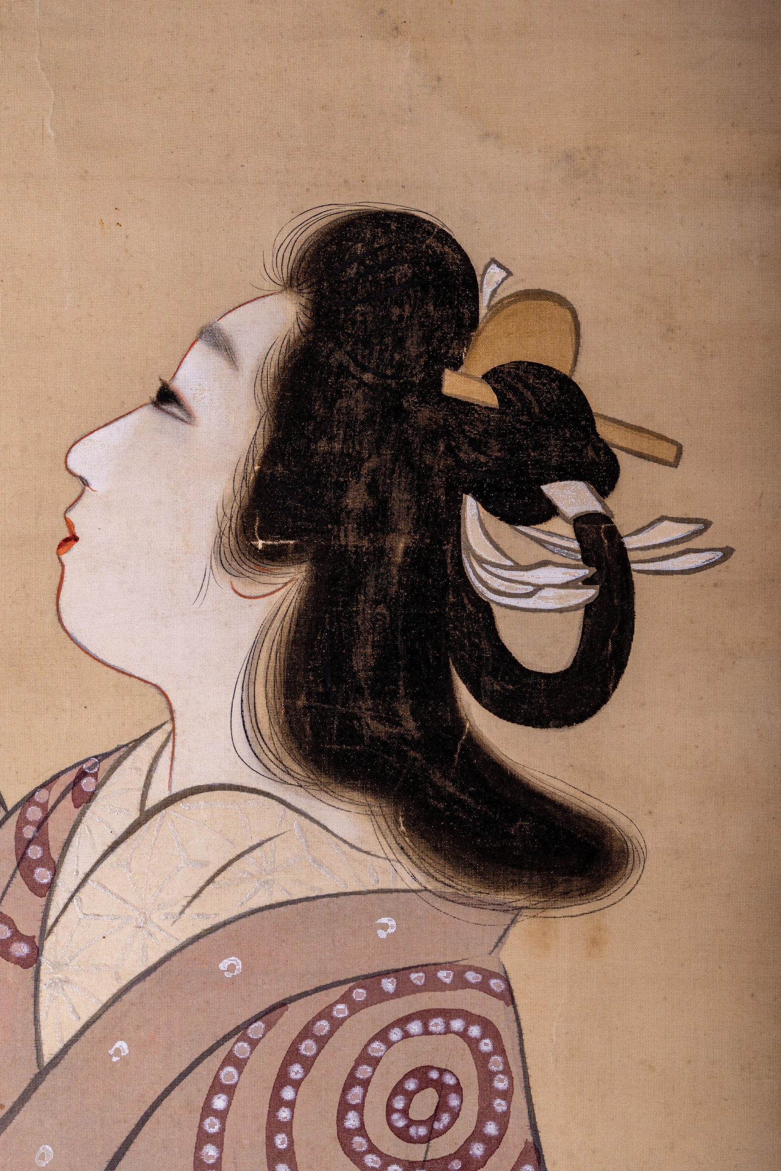 Chinese painted Hanging Scroll - 7