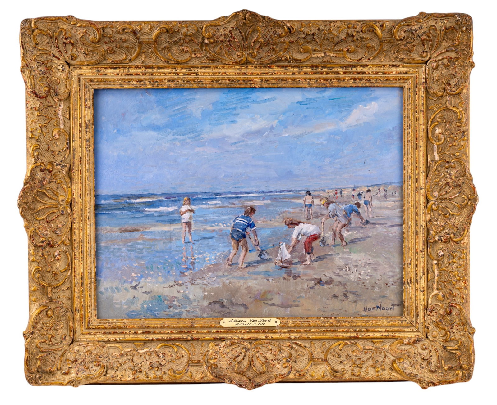 Signed Adrianus Van Noort (b.1914) Oil on Canvas (1 of 8)