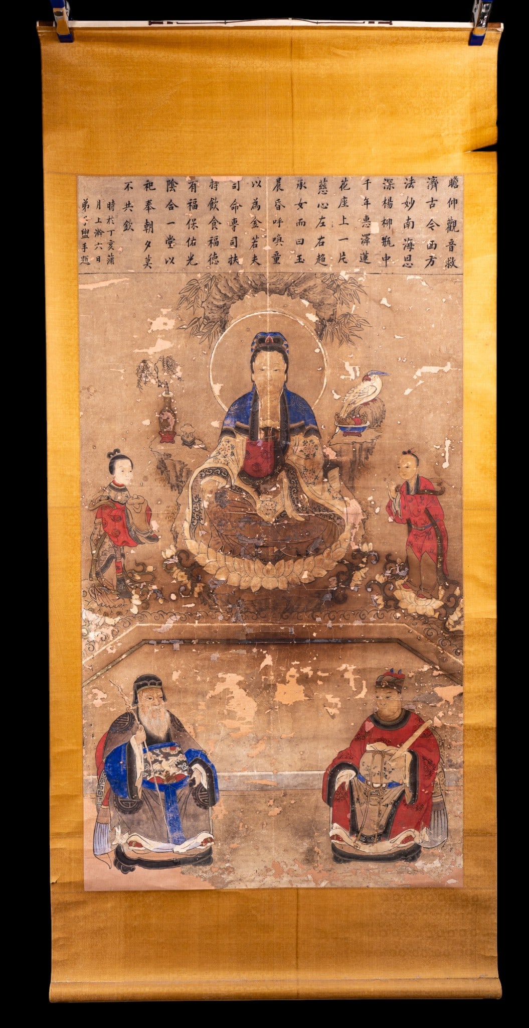 Antique Chinese Buddhist Scroll (1 of 13)