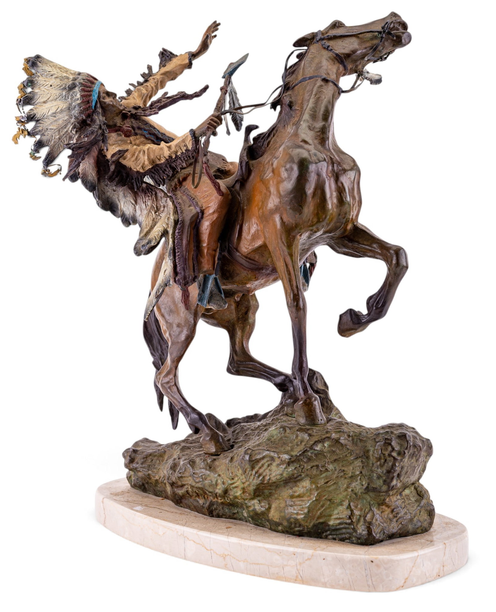 Bronze Western Sculpture "How Kowla" After Kauba (1 of 12)