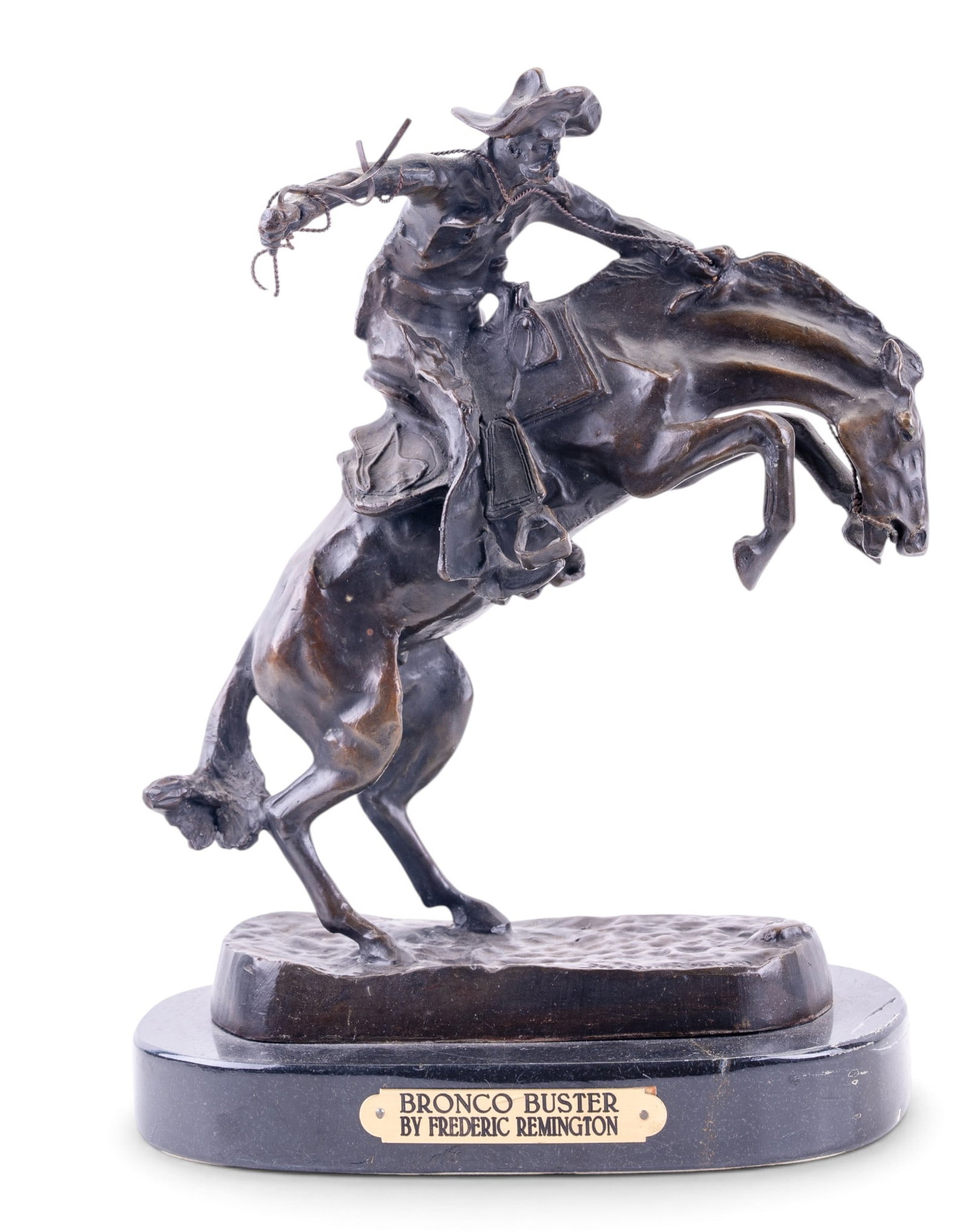 Hot-Cast Sculpt. After The Bronco Buster Remington (1 of 13)