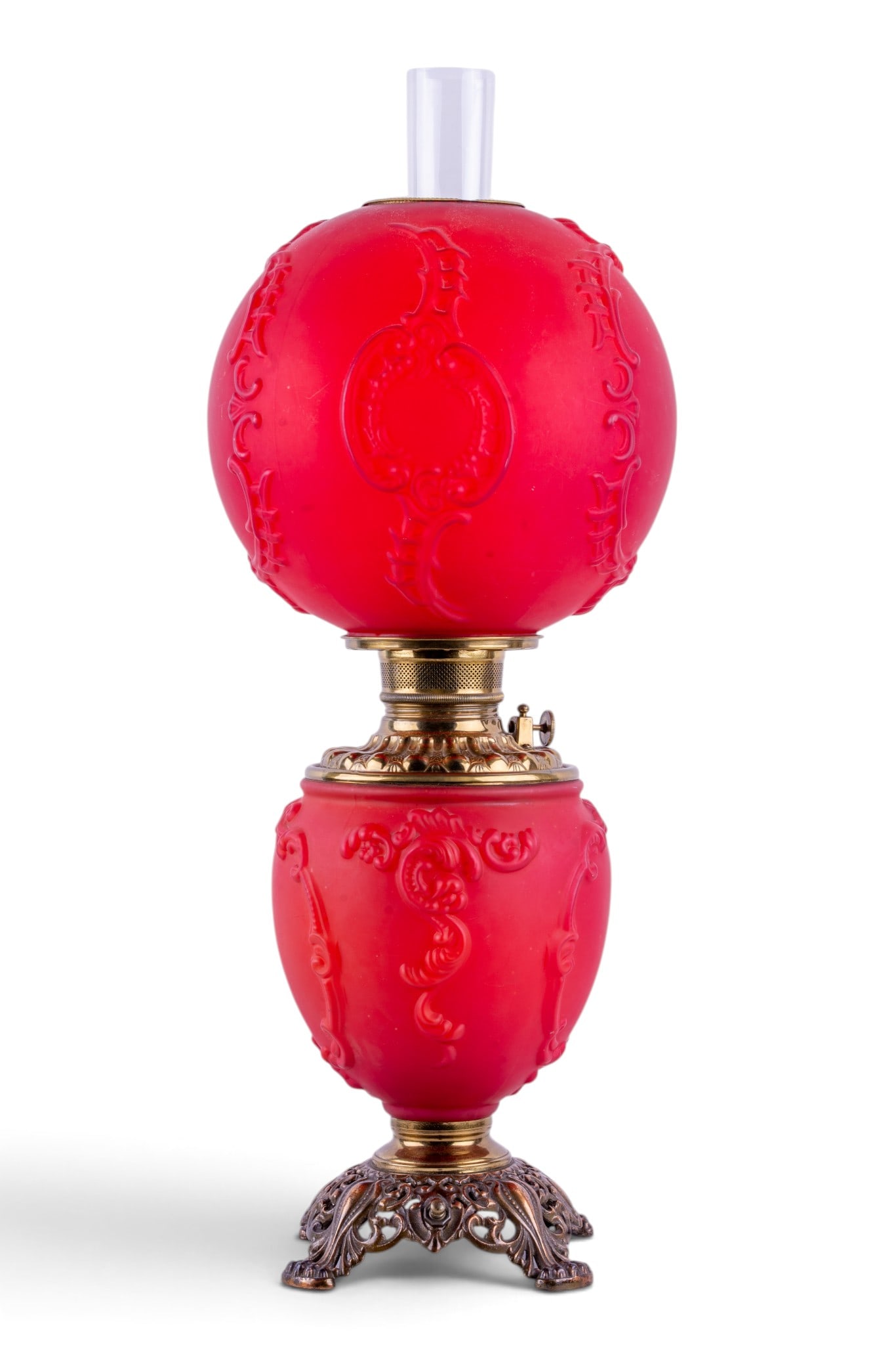 Victorian Gone With the Wind Oil Lamp (1 of 17)