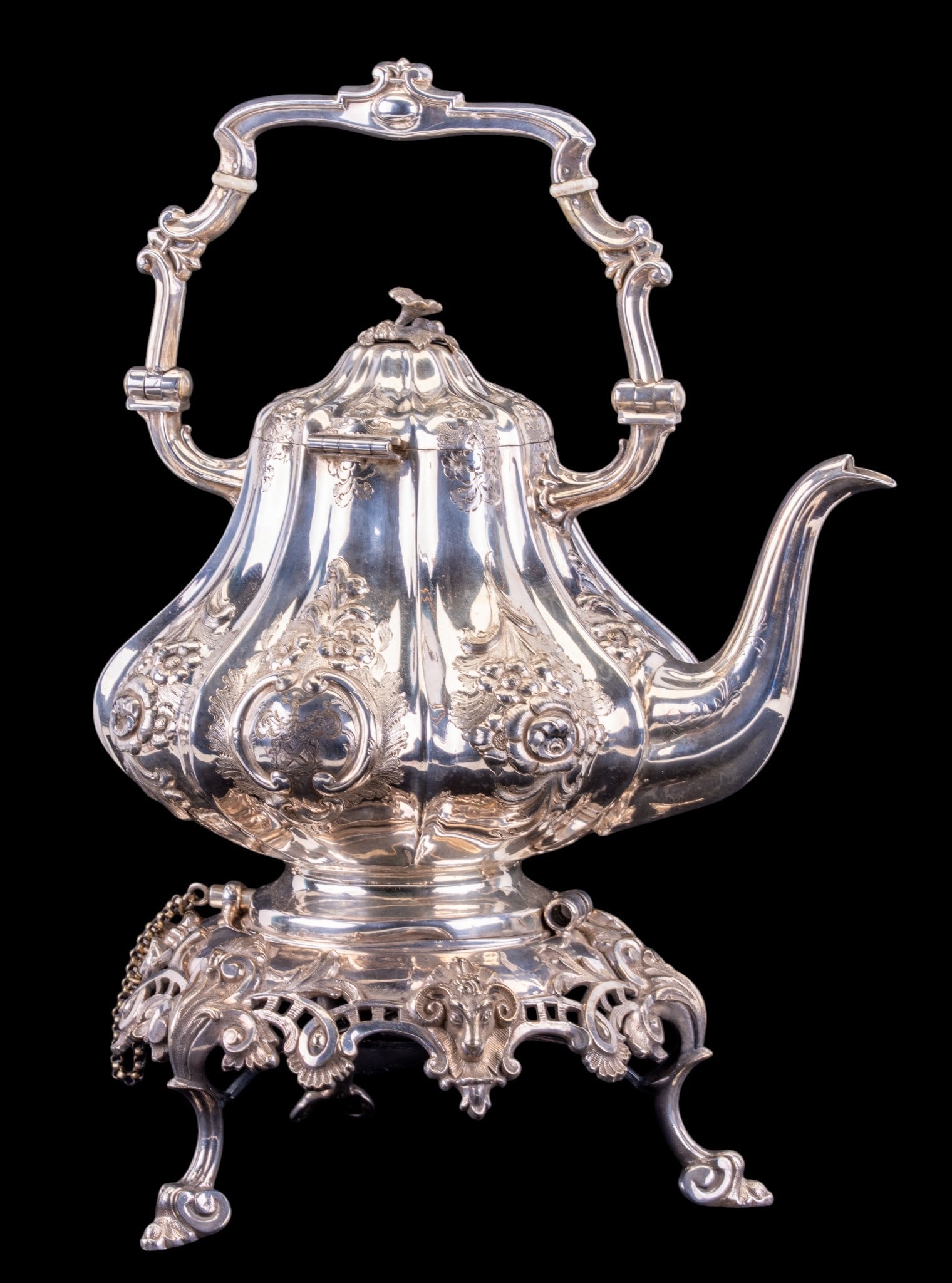 Victorian Style Spirit Teapot and Chafing Stand (1 of 20)