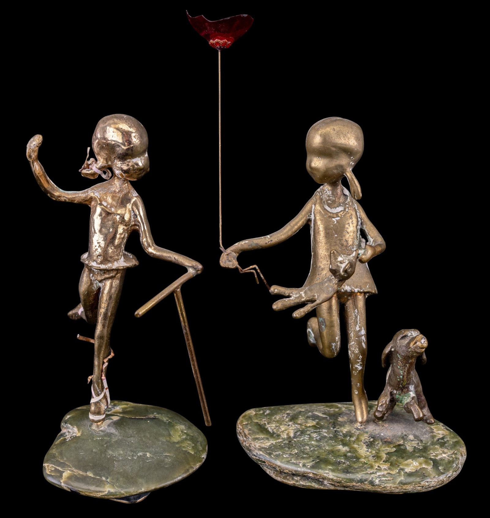 Two Malcom Moran Bronze Sculptures - 2
