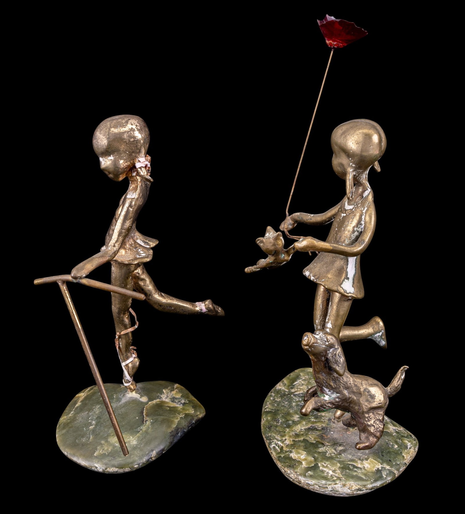 Two Malcom Moran Bronze Sculptures - 3