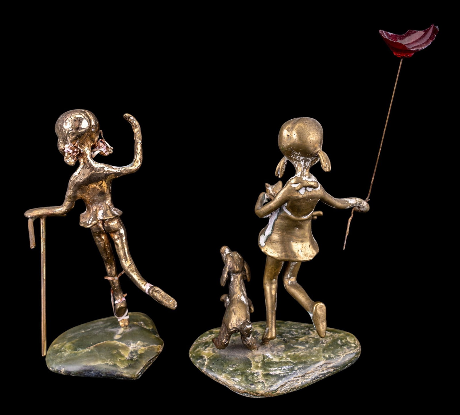 Two Malcom Moran Bronze Sculptures - 4