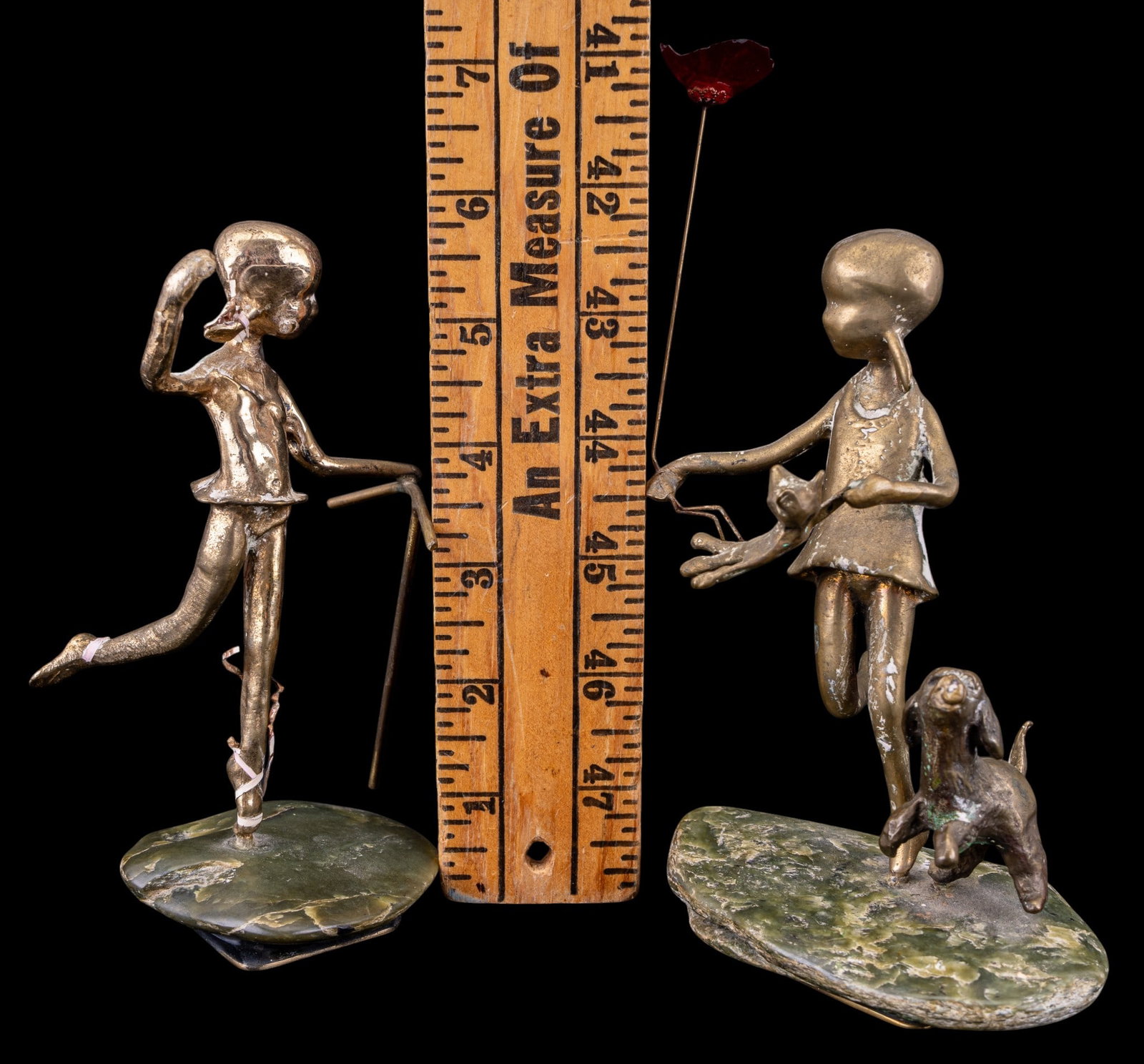 Two Malcom Moran Bronze Sculptures - 9