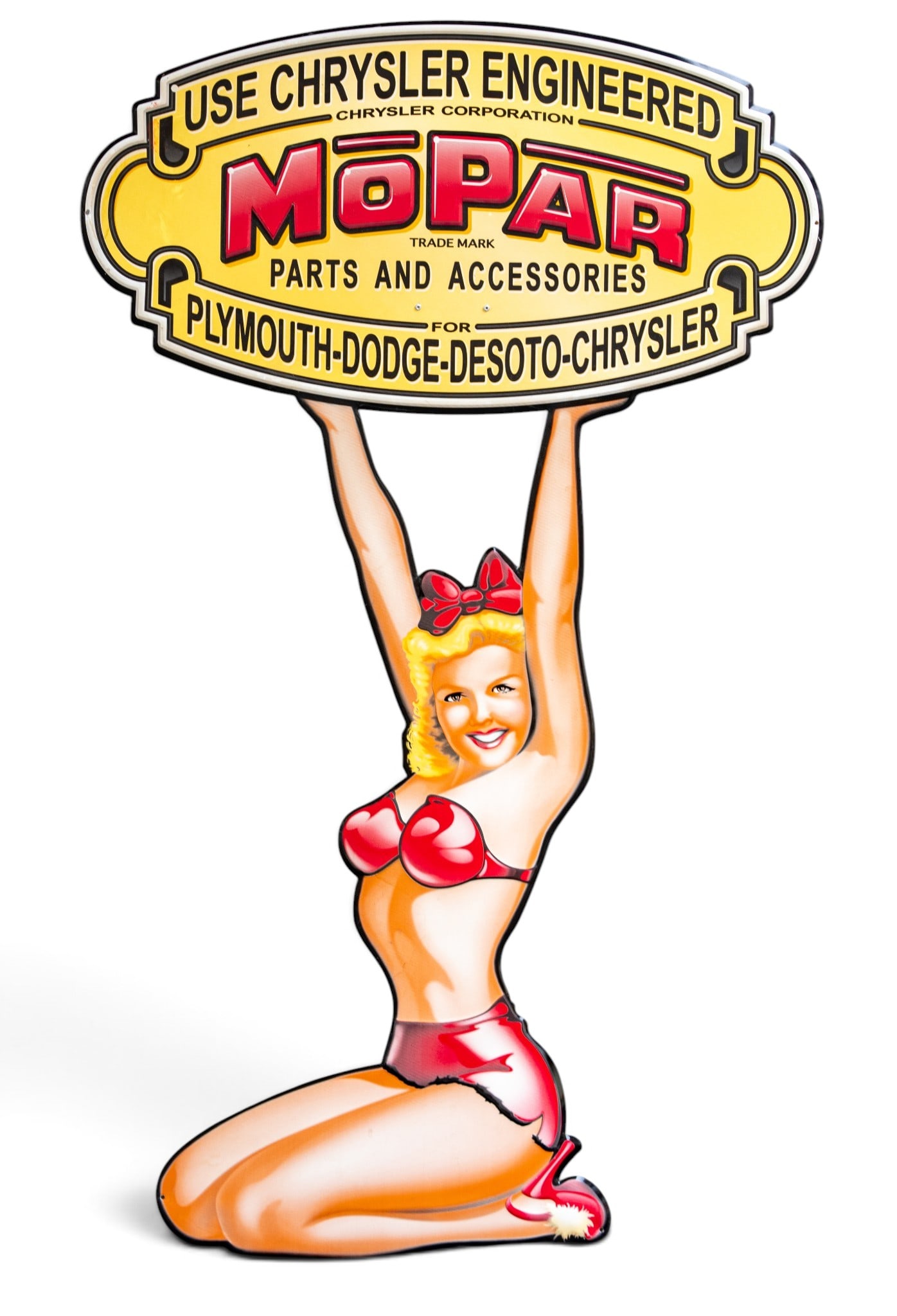 LG Auto Chrysler Commemorative Tin Sign (1 of 6)