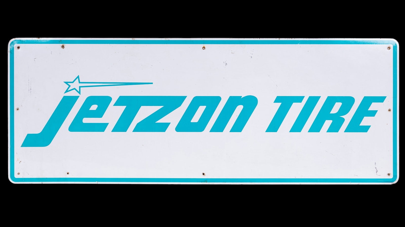 Vintage Jet-Zon Tire Tin Sign (1 of 6)