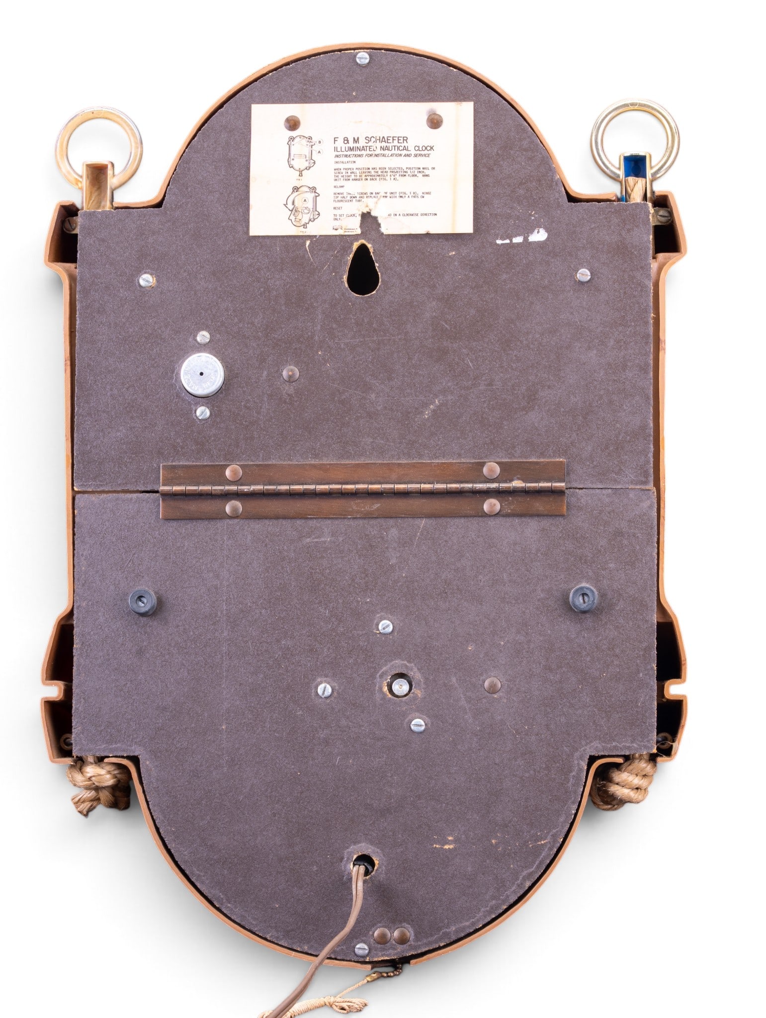 Schaefer Illuminated Nautical Wall Clock - 6