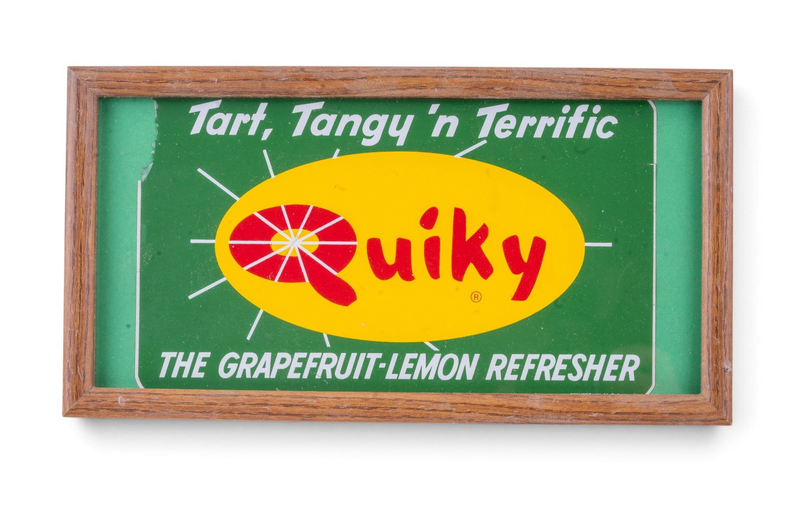 Quicky Beverage Paper Sign, Framed (1 of 5)