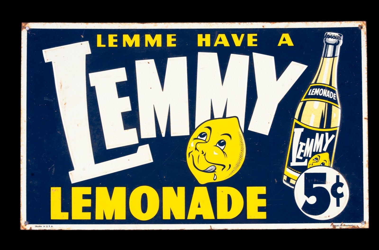 Lemmy Lemonade Metal Sign (1 of 6)