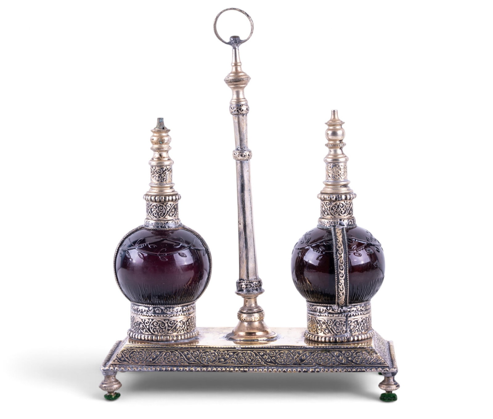 Moroccan Style Purple Glass Vanity Set (1 of 12)