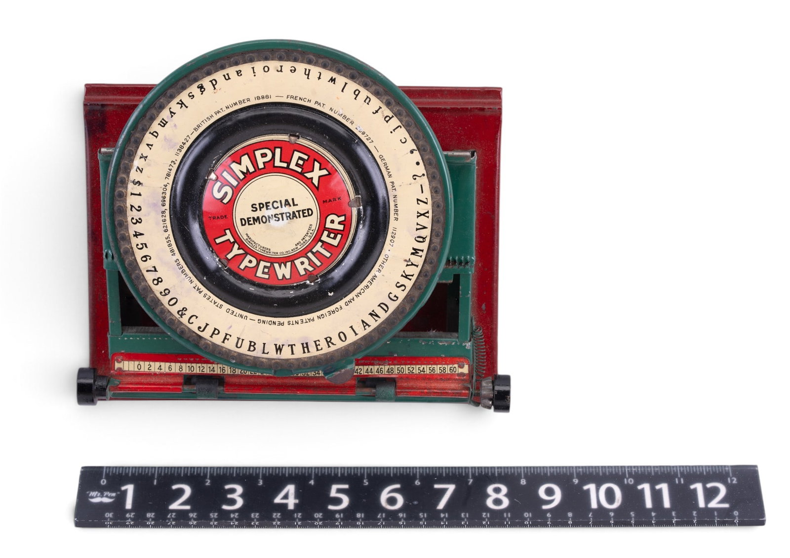 Simplex Typewriter Model C w/ OG Box - 16