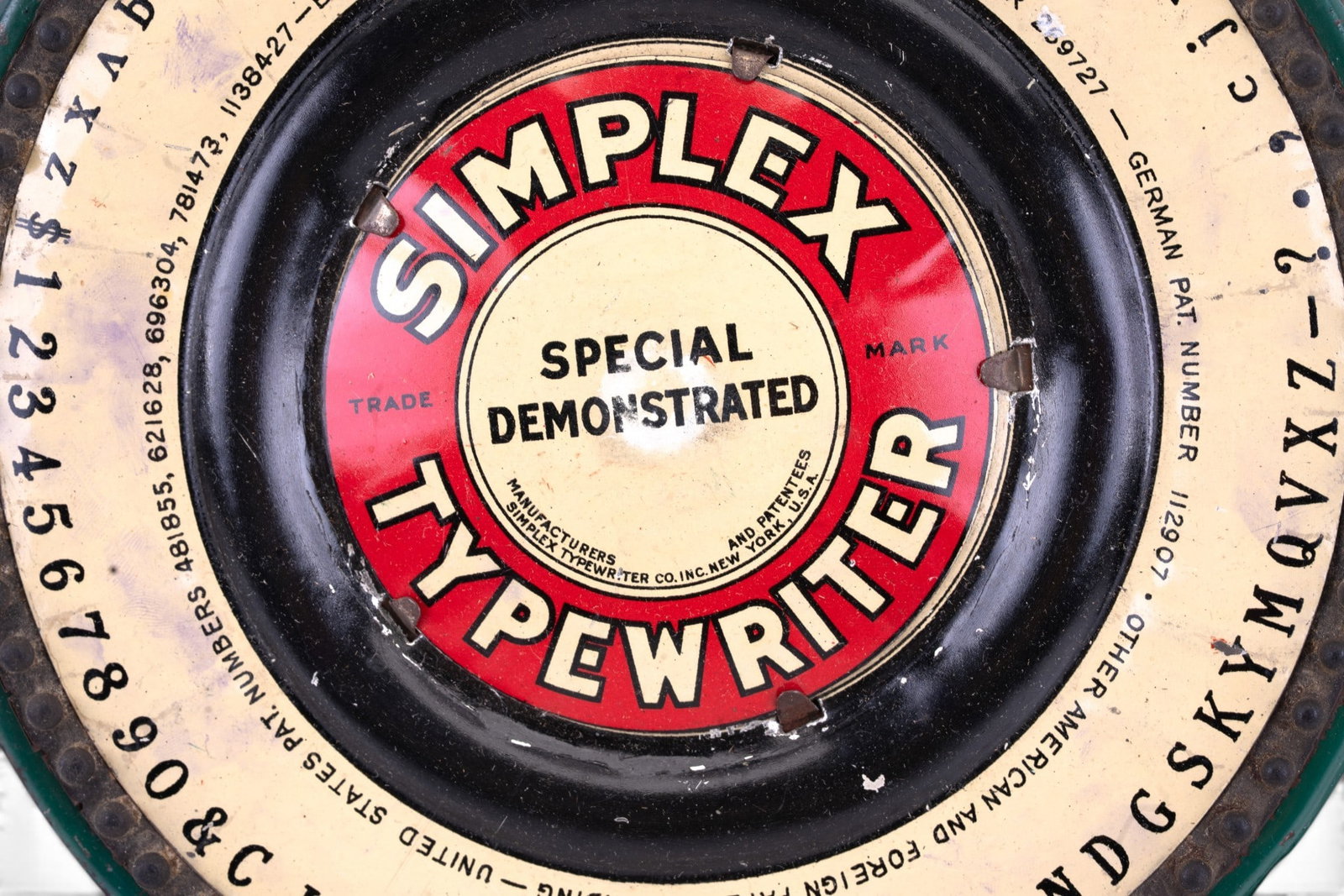 Simplex Typewriter Model C w/ OG Box - 2