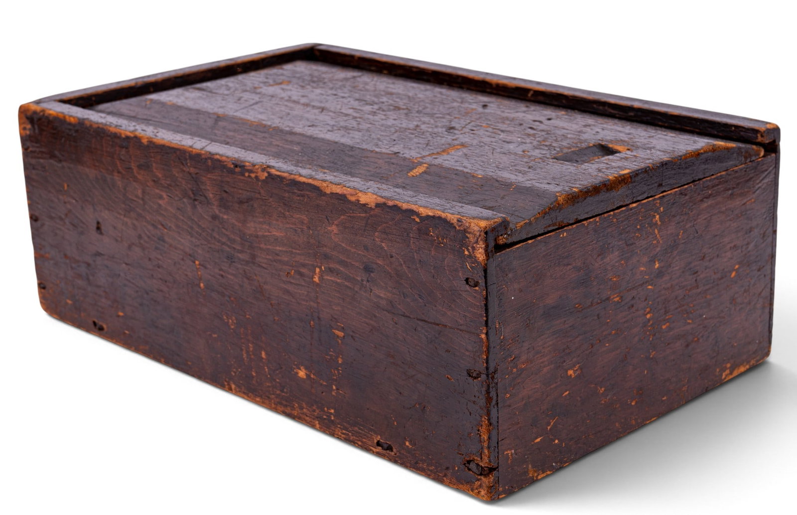 Wooden Storage Box w/ Sliding Lid (1 of 8)