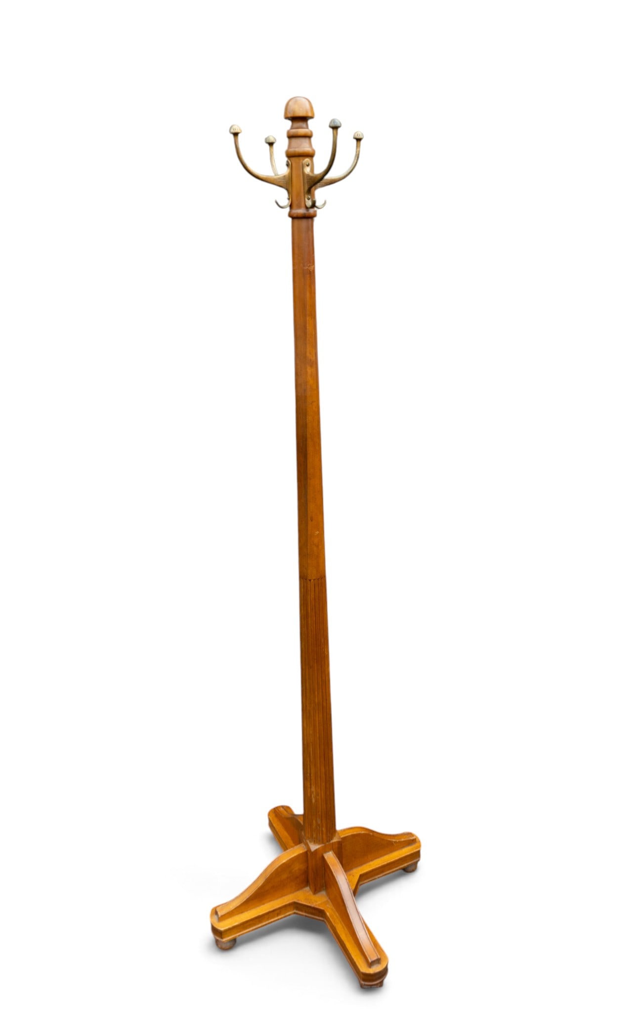 Contemporary Oak Hat Rack - 6