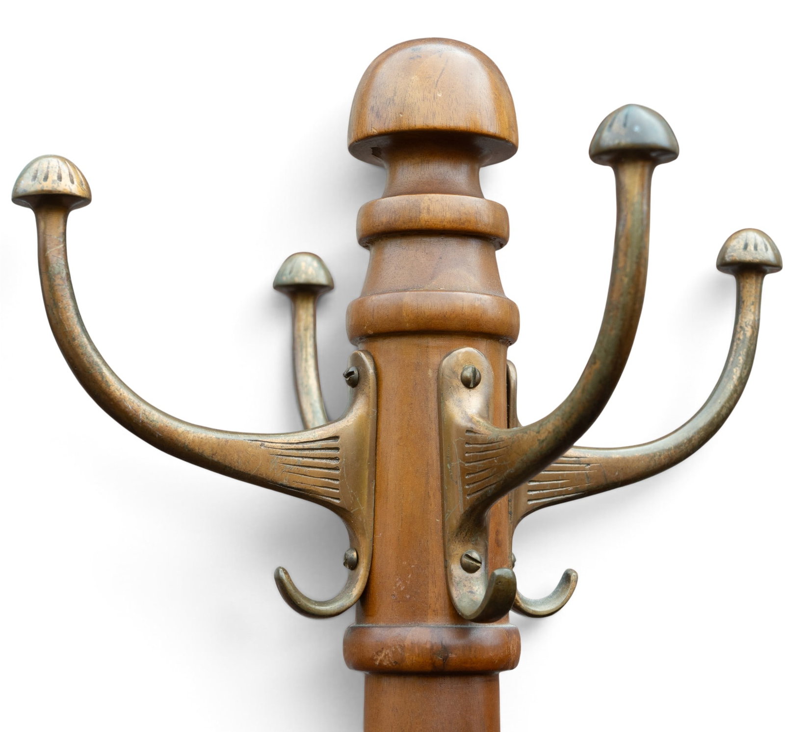 Contemporary Oak Hat Rack - 7