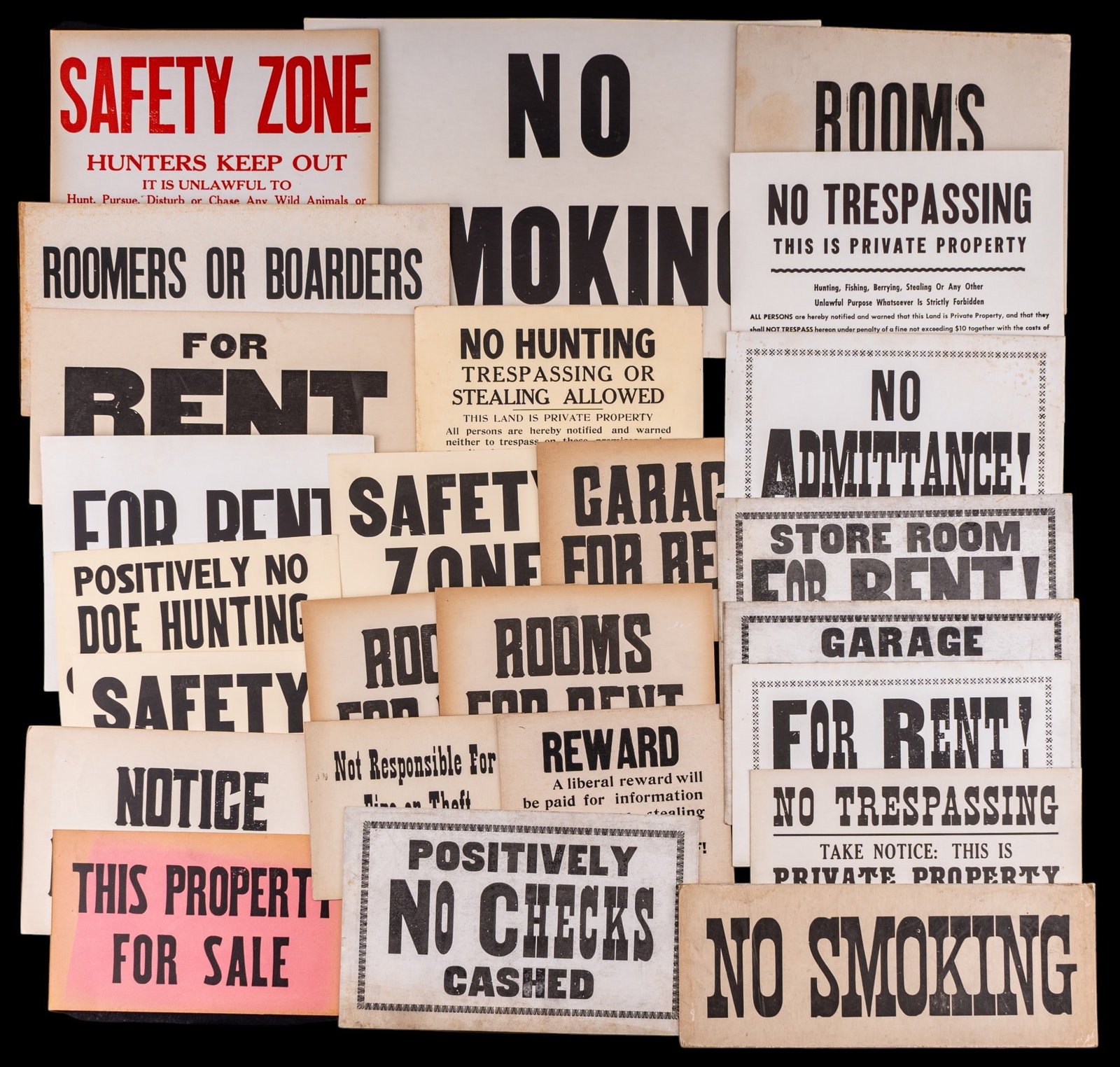Vintage Signage Grouping (1 of 5)