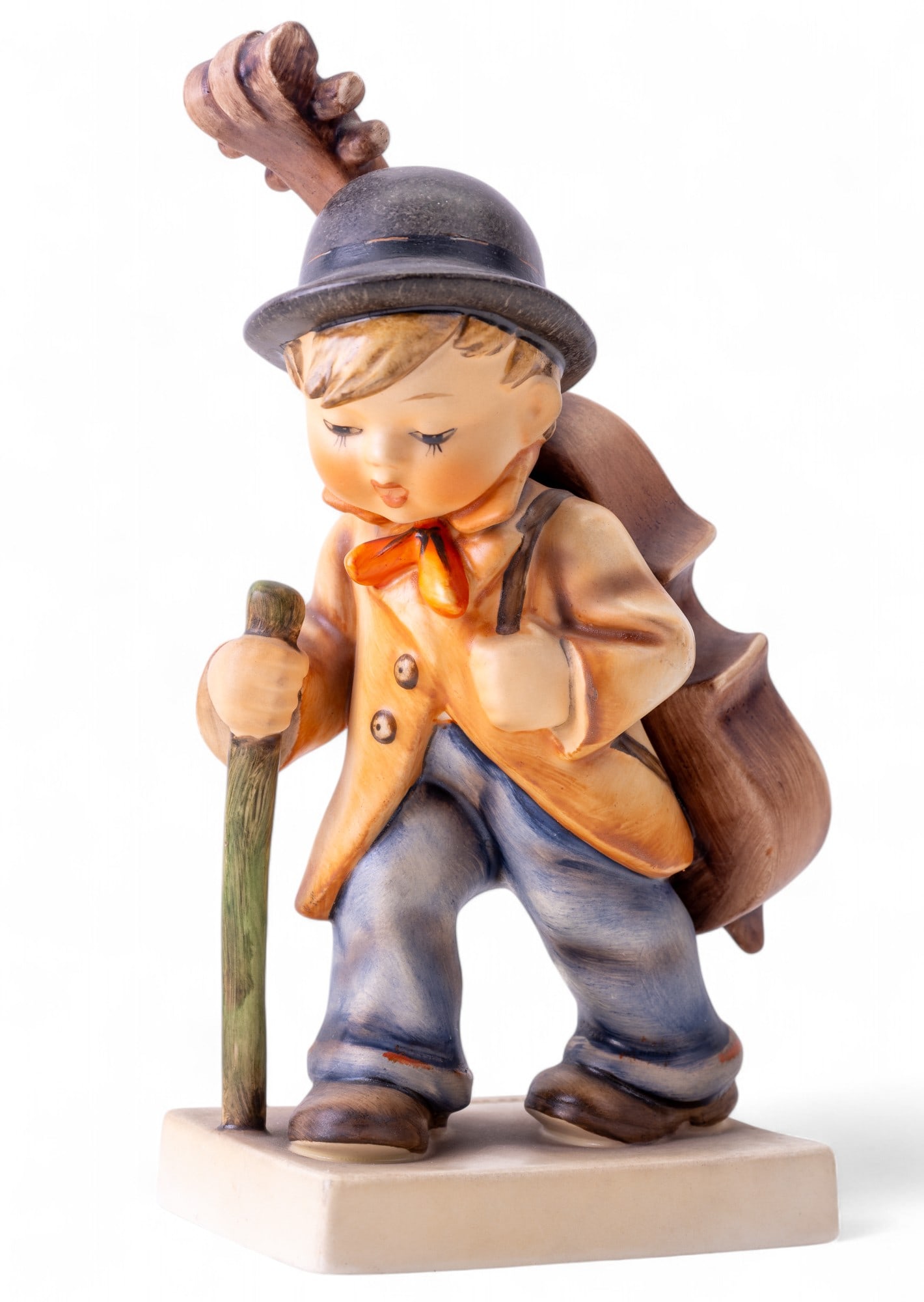 Goebel Hummel 89/2 The Cellist: Goebel Hummel porcelain figurine #89/2 titled 'The Cellist', measures approx. 8" H.