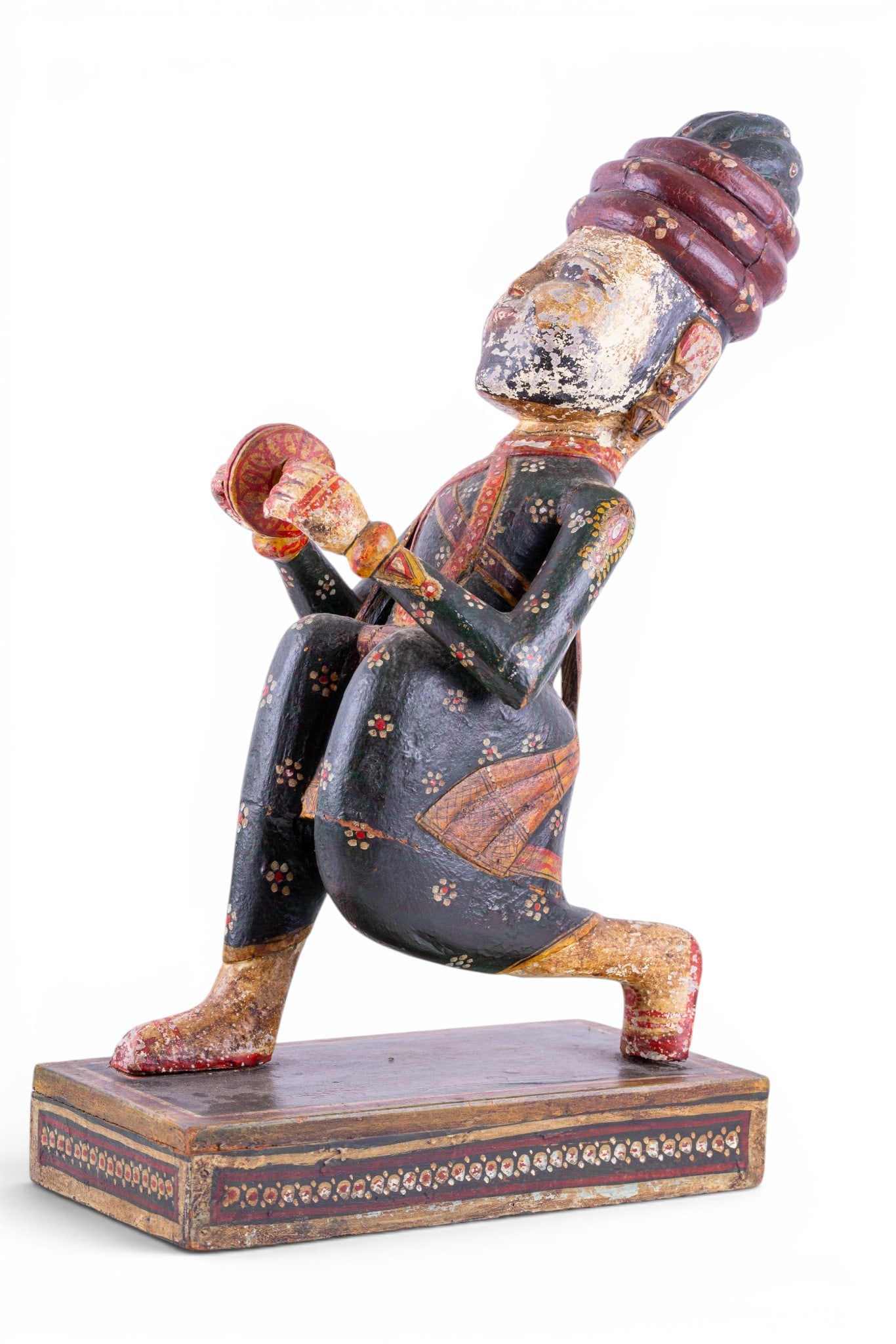 Polychrome Painted Wooden Figural Sculpture (1 of 10)