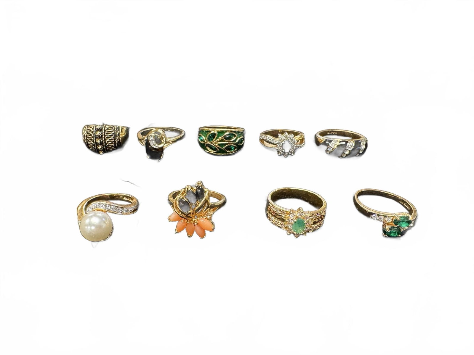 Costume Jewelry Group w/ Rings (1 of 4)