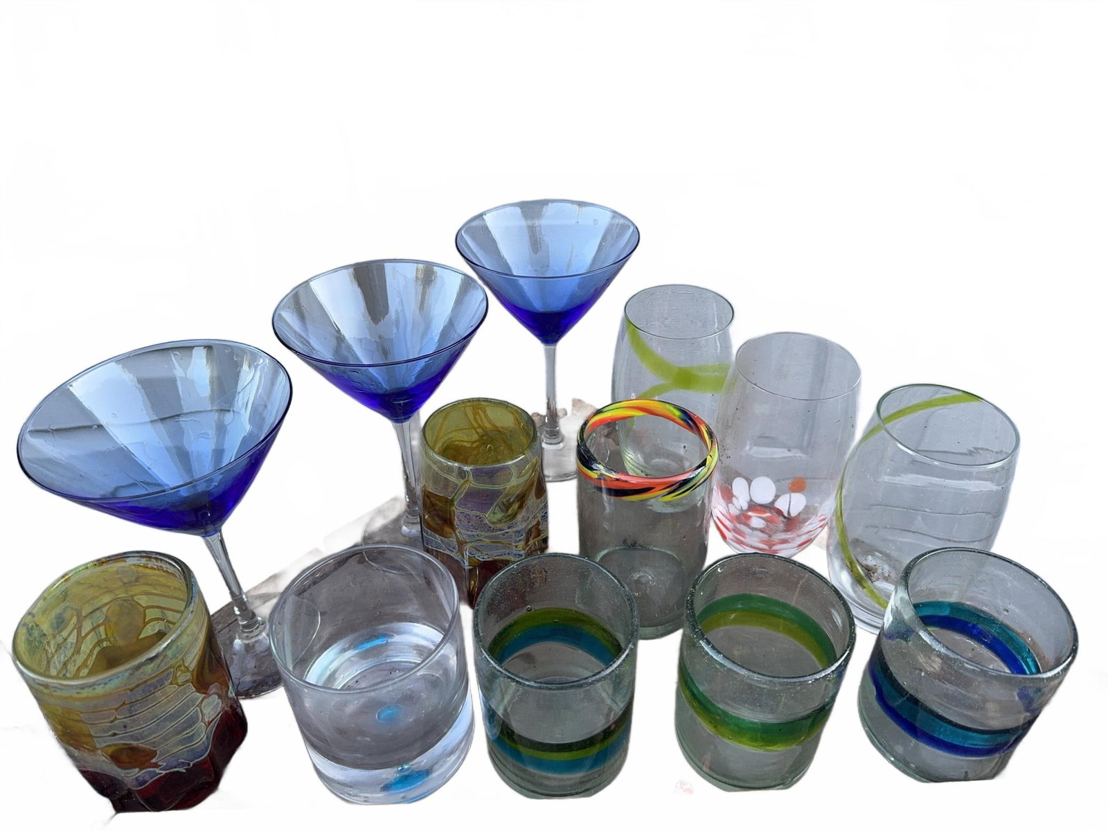American Studio Art Glass Drinkware Lot (1 of 5)