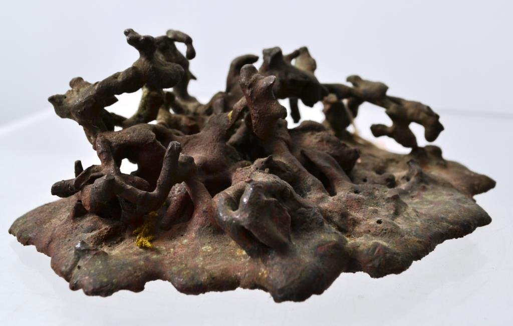 Klaus Ihlenfeld Abstract Bronze: Klaus Ihlenfeld Bronze abstract, possibly floral, measures appx 2.5" x 5" x 5"