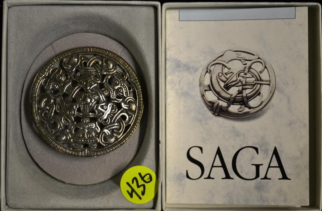 David Anderson Brooch: David Andersone circular sterling brooch SAGA Collection 630.30