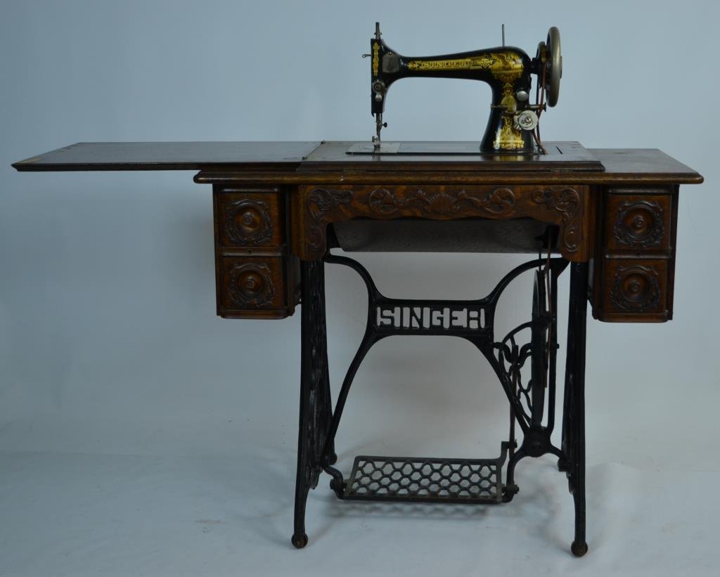 1906 Singer Sewing Machine Model 27 In Working Con