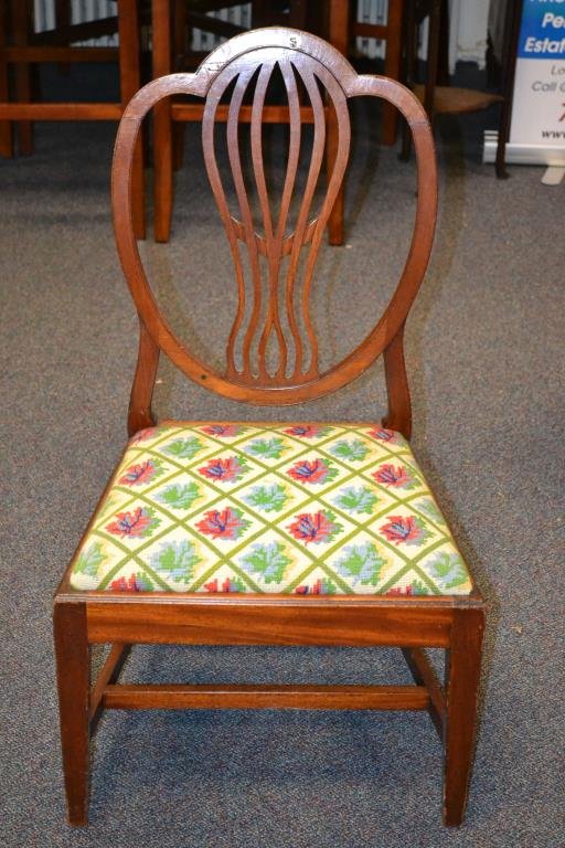 Hepplewhite Shield Back Side Chair: Hepplewhite Shield Back Side Chair