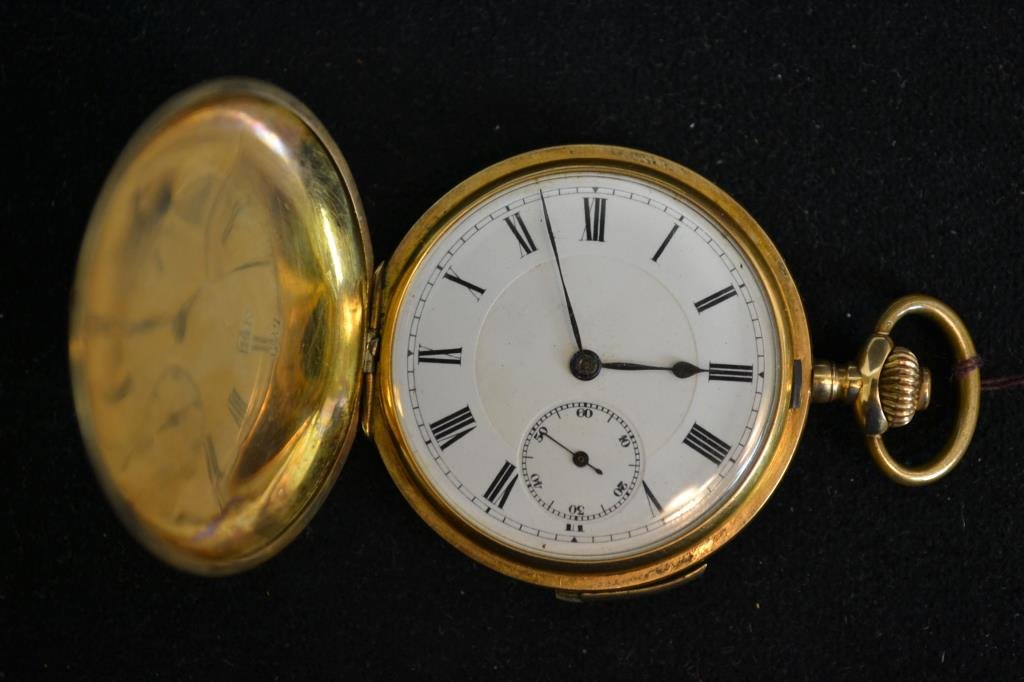 Swiss Repeater Pocket Watch in 14K Gold Case: Swiss Repeater pocket watch in 14K Gold case, chime and watch in working condition, back cover hinge is broken but case is complete, case inscribed "grande diplome d'honneur milan 1906 repetition meda