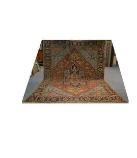 Heriz Rug, c.1910: Serapis Rug, 108" x 144", c. 1910