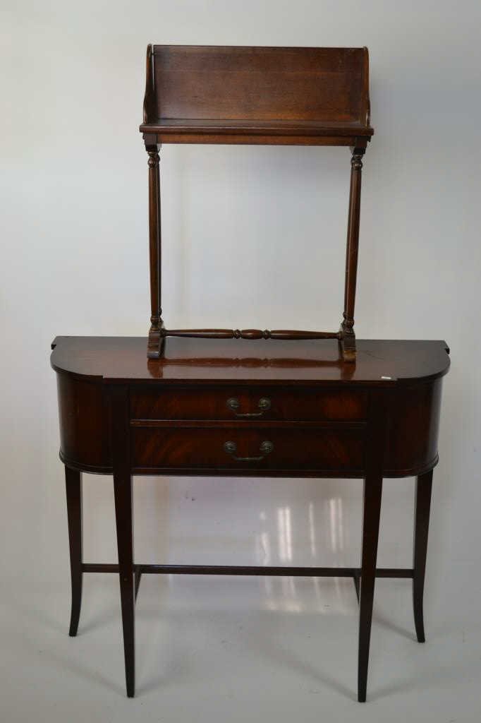 Entrance and Accent Tables: Two tables; one an entrance table, the other an accent table