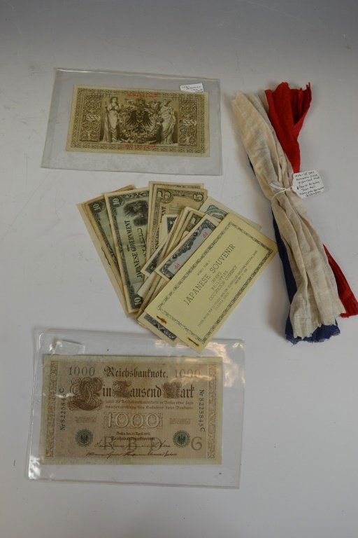 WWII Collection of Money and Memorabilia (1 of 2)