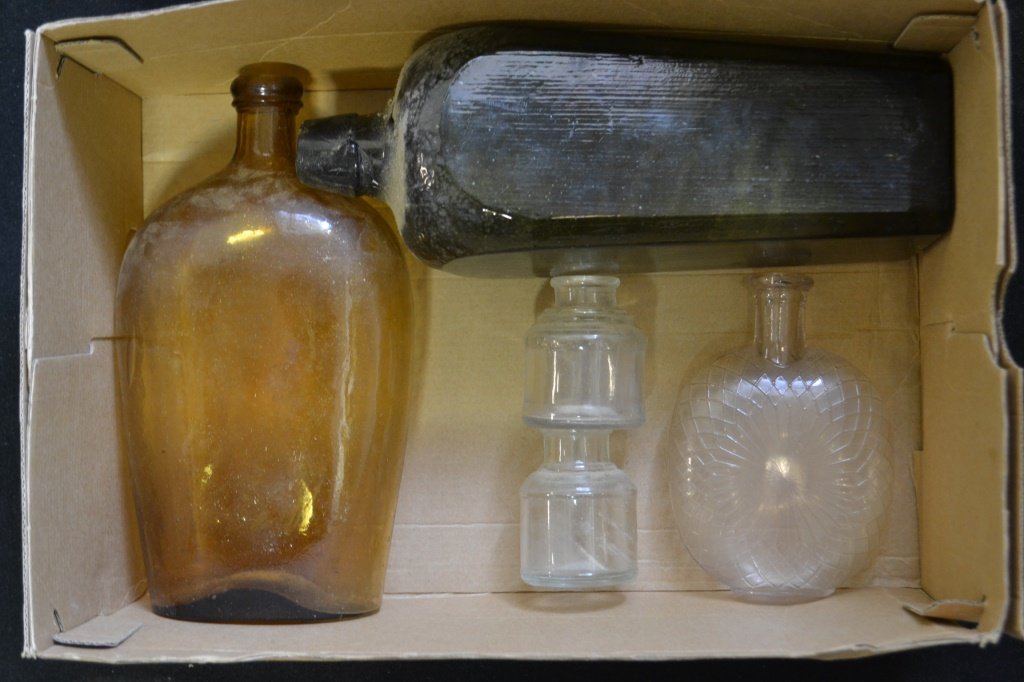 Early Glass Bottles and Inkwells (1 of 1)