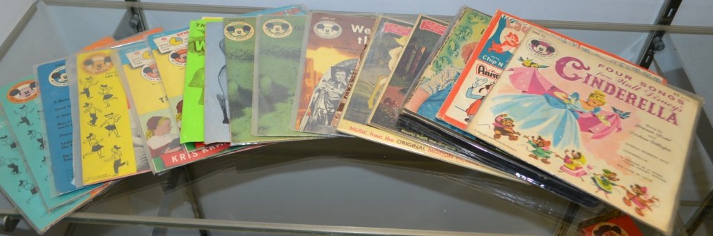 Twenty Walt Disney 45 Records (1 of 1)