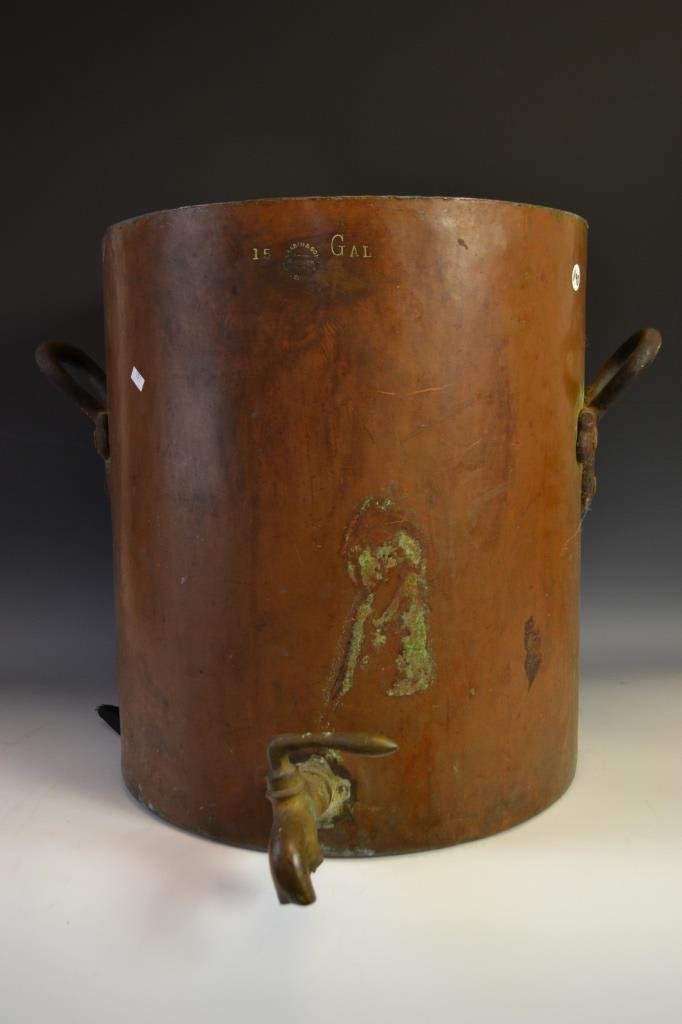 15 Gallon Copper Pot w/ Spigot (1 of 2)