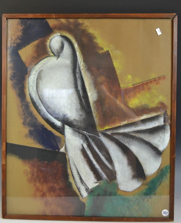 Bradley Walker Tomlin (Am 1899-1953) Pastel (1 of 2)