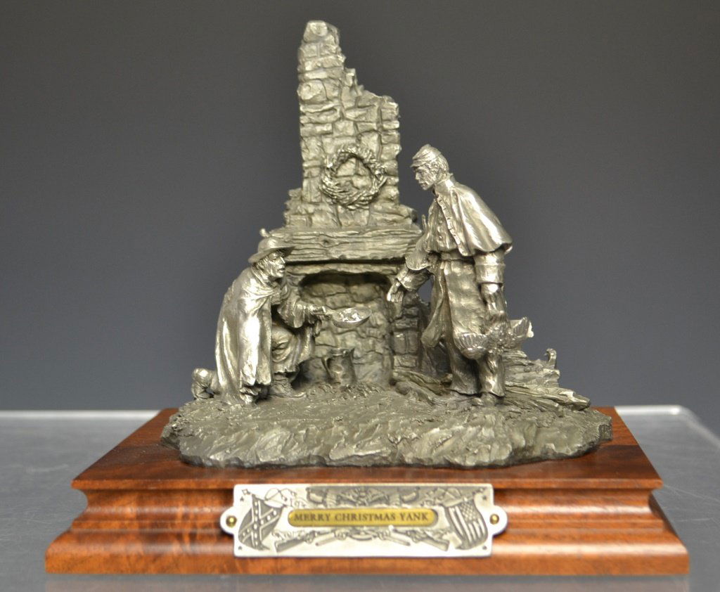 Civil War Pewter Figure "Merry Christmas Yank" (1 of 3)