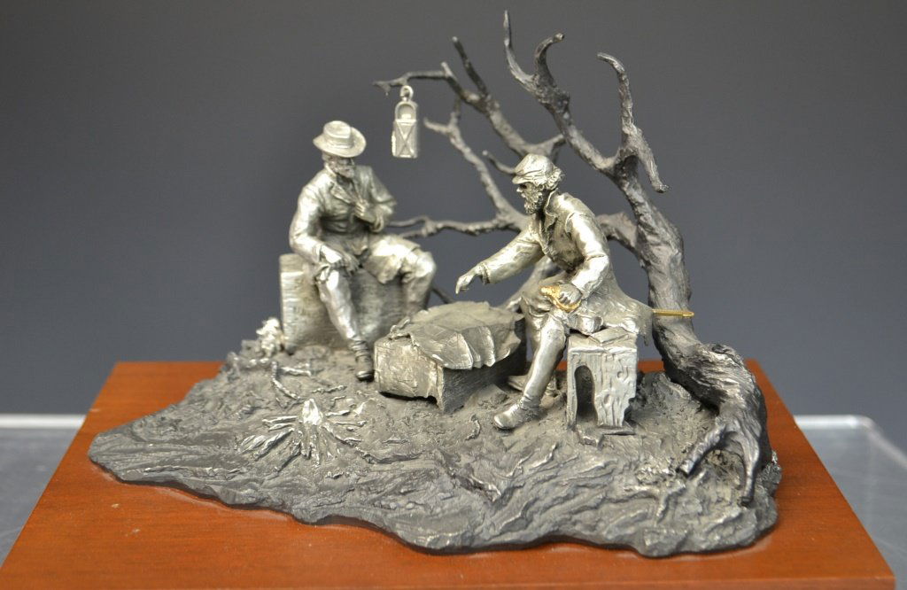 Civil War Pewter Figurine "Lee and Jackson" (1 of 4)