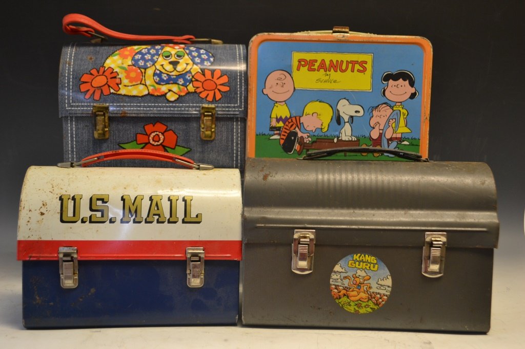 Four Vintage Lunch Boxes (1 of 10)
