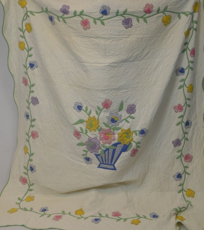 Two Early Handmade 20th C Quilts (1 of 4)