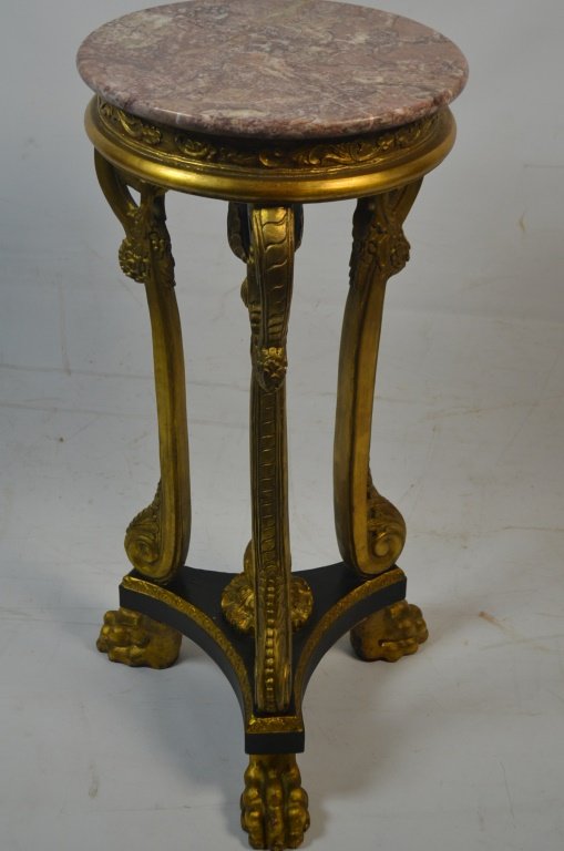 French Style Marble Top Table (1 of 4)