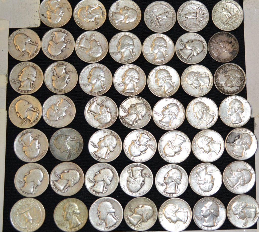 Forty Six, 95% Sliver Washington Quarters (1 of 2)